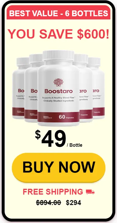 Boostaro 6 bottle